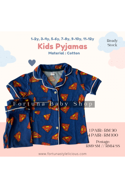 Pyjamas Superman (Dark Blue) Pyjamas Superman (Dark Blue)